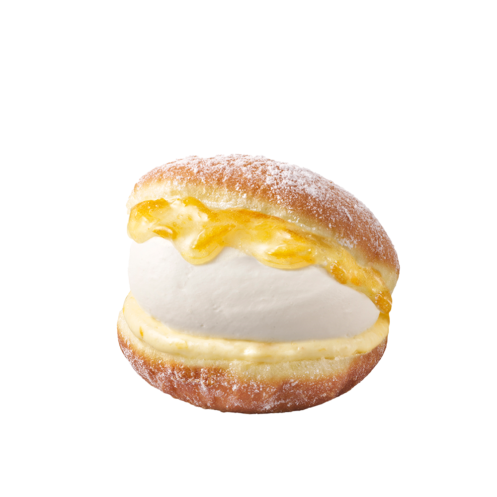 유자 한라봉 크림 도넛